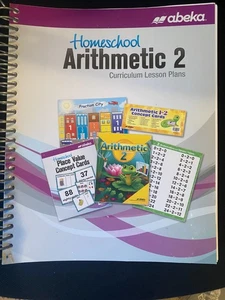 Abeka Homeschool Arithmetic 2 Curriculum Lesson Plans Third Edition - Picture 1 of 1