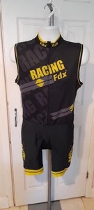 FDX Herren Triathlon Tri Suit Padded Laufen Schwimmen Radfahren Skinsuit, Größe UK XL - Bild 1 von 11