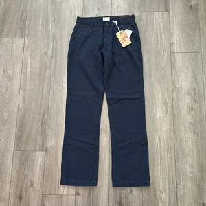 OTB Chino Pants Mens 32x34 Navy Blue NWT - Picture 1 of 7