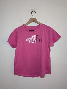 THE NORTH FACE GRAPHIC TEE FUSCHIA TSHIRT SHIRT SZ XL 18 YOUTH GIRLS - Picture 1 of 5
