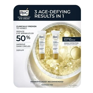 RoC Retinol Correxion Line Smoothing Eye Cream, 0.5 fl. oz., 2 pk. - Picture 1 of 3