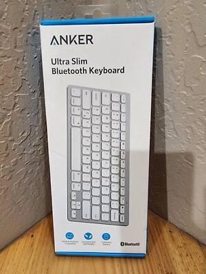 ANKER Ultra Slim Bluetooth Keyboard Brand New Apple & Android Compatible - Image 1 of 3