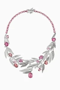Red Carpet Statement Necklace 925 Sterling Silver Handmade New Auction Jewelry - Picture 1 of 5