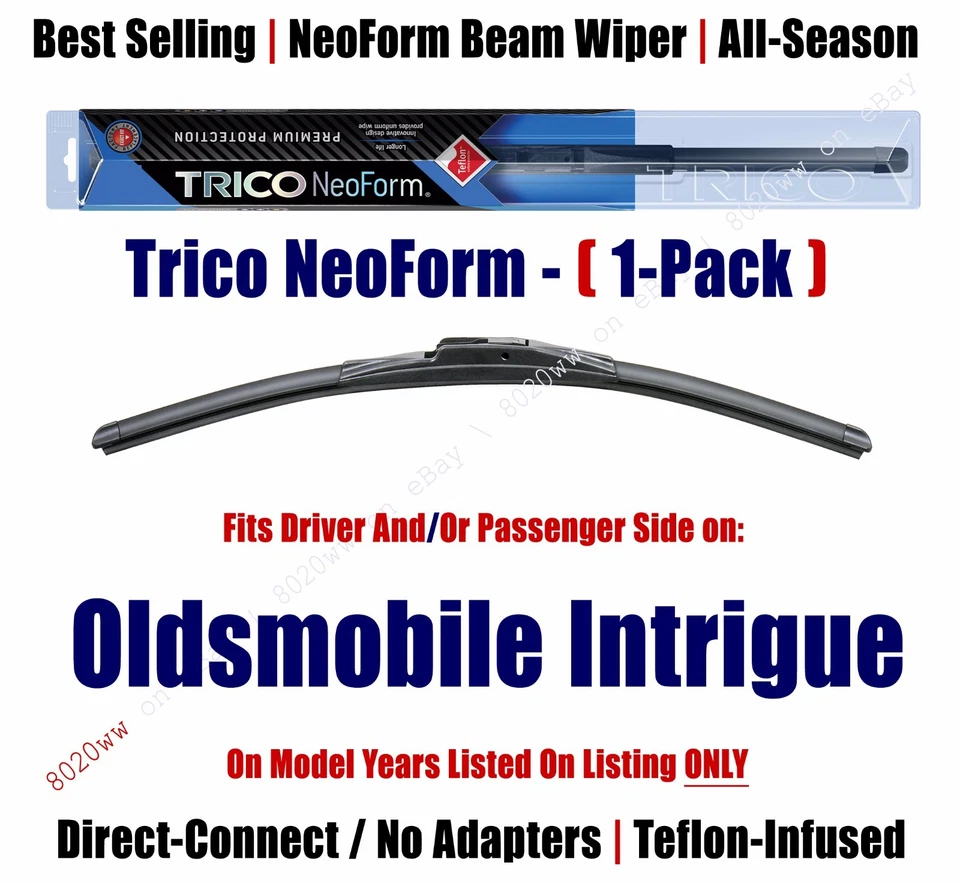Qty 1 Super Premium NeoForm Wiper Blade fits 1998-2002 Oldsmobile Intrigue 16220 - Image 1 of 1