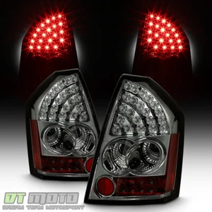 2005-2007 Chrysler 300C Smoked PHILIPS LED Perform Tail Lights Lamps Left+Right - Picture 1 of 9