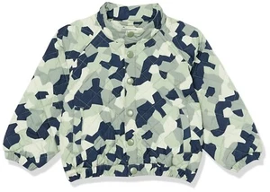 Amazon Essential Unisex Kids and Toddlers Lightweight Puffer Jacket Block Camo M - Picture 1 of 5