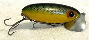 ARBOGAST jitterbug 5/8 OZ Perch Colored Vintage - Picture 1 of 3