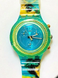 Swatch Aquachrono Mark Spitz, Olympia Atlanta, Vintage, ungetragen - SBZ 103 - Bild 1 von 4