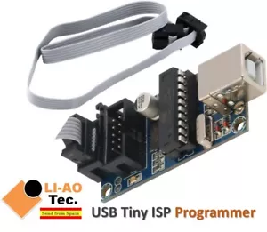 USBTiny USBtinyISP USB Pequeño AVR ISP Programador Bootloader con Cable de Programación - Imagen 1 de 7
