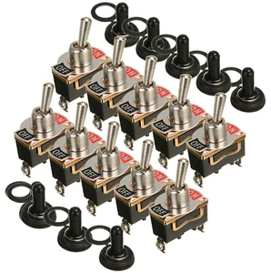 10 Toggle Switch SPST 2Pin 2Pos 220V On Off On Off Yacht Automotive Car Boat ... - Picture 1 of 12