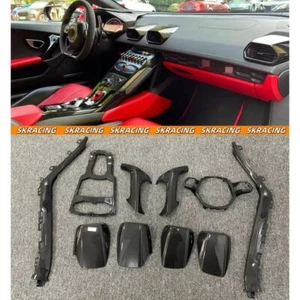 Carbon Fiber Car Interior Center Cover Set For Lamborghini Huracan LP610 LP580 - Picture 1 of 15
