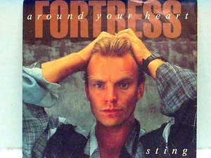 Sting Fortress Around Your Heart/Consider Me Gone Single 7" W/P - Imagen 1 de 2