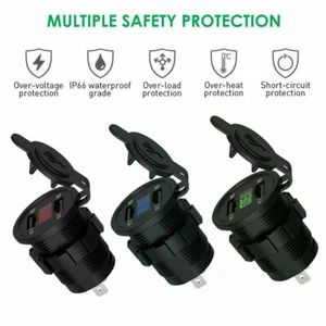 Car Power Charger Outlet Cigarette Dual USB Port Adapter 12V/24V Power Lighter - Zdjęcie 1 z 15