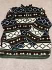 NORTH SAILS Vintage Men’s Geometric Aztec Fleece  Jacket 4XL Lace Up