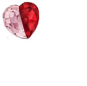 2012 Swarovski Crystal "Love Heart, Light Siam, medium"  1096728 brand new  - Picture 1 of 1