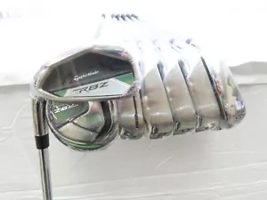 NEW LH TaylorMade Speed Lite Iron Set 4H,6-SW RBZ Stiff Flex Steel Shafts S - Picture 1 of 14