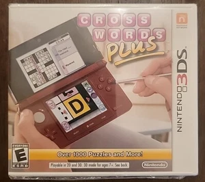 Crosswords Plus (Nintendo 3DS, 2012) NUOVO E SIGILLATO in fabbrica - Foto 1 di 3