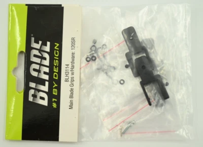 Blade 120SR RC Helicopter Main Blade Grips w/Hardware BLH3114 Horizon Hobby - Image 1 of 2