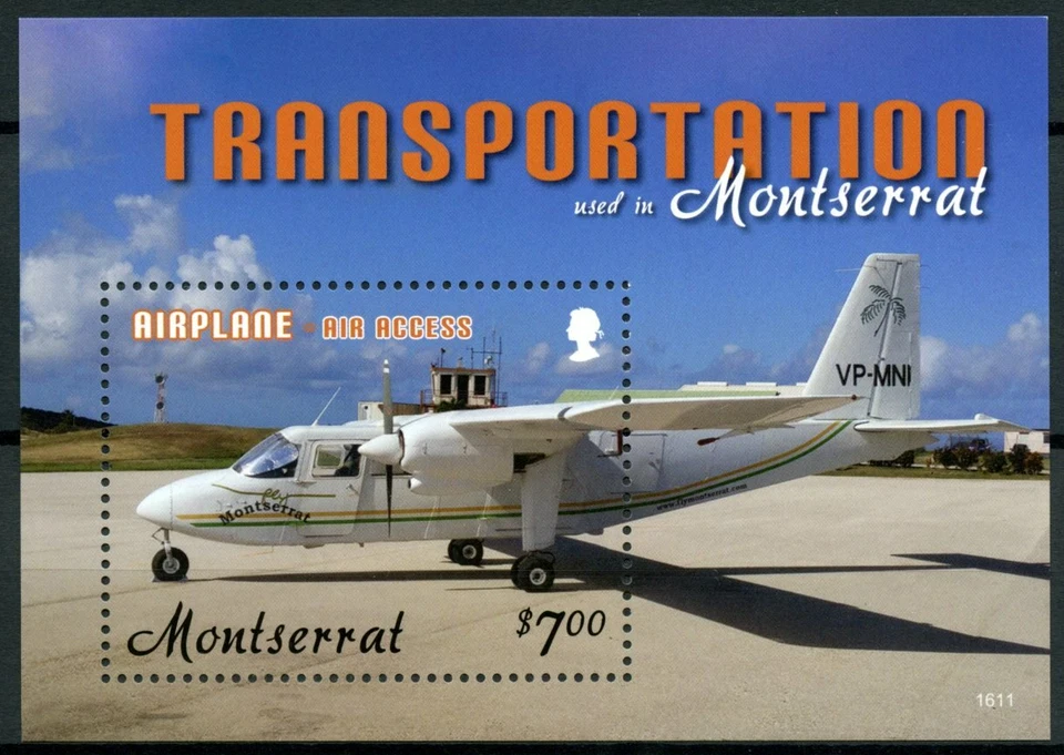 Montserrat 2016 MNH Aviation Stamps Transportation Aircraft Airplanes 1v S/S - Image 1 of 1