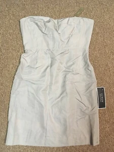 Neu mit Etikett J Crew trägerloses Herzausschnitt Kleid, beige 10 12 - Bild 1 von 7