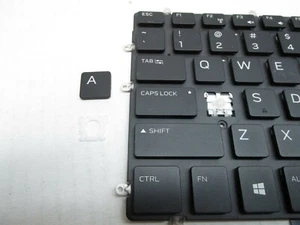 SINGLE KEY CAP+PLASTIC CLIP FOR Alienware M17 AWM17-7219SLV-PUS 3D7NN SN2280BL - Picture 1 of 3