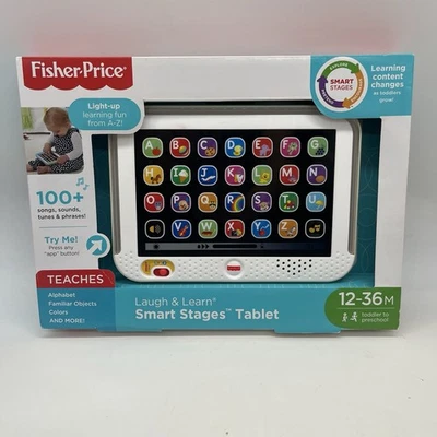 Fisher Price Laugh and Learn Smart Stages Tablet, Ages 12-36mo, NEW - Image 1 of 4