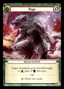 Juego de cartas Rage Wild Event Epics 2015 White Wizard Games CCG - Imagen 1 de 2