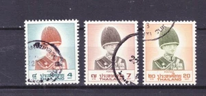 FRANCOBOLLI Stamps Thailand Tailandia 1989 re Rama IX 3 Valori YV1324-26 FXD1 - Picture 1 of 1