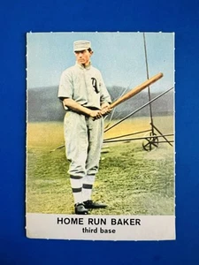 1961 Golden Press Home Run Baker Phillies Vintage Baseball Card #21; Mid Grade - Picture 1 of 2