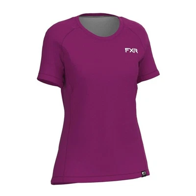 Camiseta para mujer FXR Racing Light Wine/White Attack UPF 242245-8501-16 Foto 1 de 2