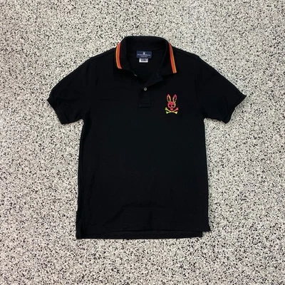 Camisa Polo Psycho Bunny Gris Logo Informal Preppy Trabajo Golf Manga Corta 4 Hombres M Foto 1 de 4