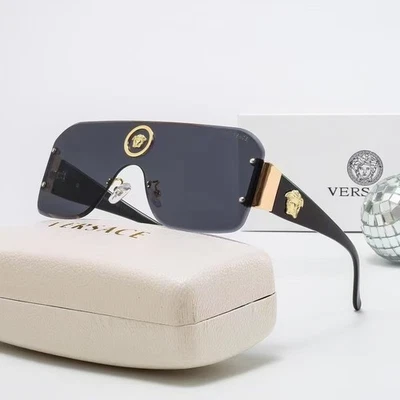 Versace Square Sunglasses Men's/Women’s glasses outdoors Riding Fashion With Box