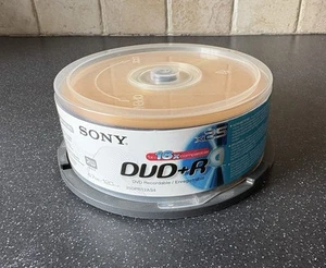 DVD+R Blank Discs x20 Sony Recordable 4.7GB & 5 Maxell Discs - Afbeelding 1 van 5