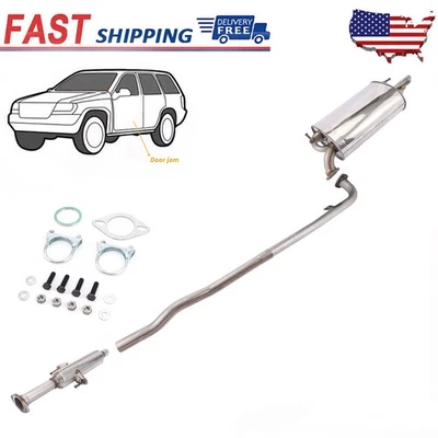Resonator pipe Exhaust Muffler kit For Toyota Camry 2.4L 2002-2004 2005 2006 Foto 1 de 4