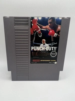 Mike Tyson's Punch-Out!! (Nintendo NES, 1987) Cart Only Authentic Tested Working - Image 1 of 4