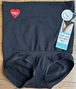 NWT ASSETS by Spanx Women's Shaping High-Waist Panty Size 1X “Very Black” - Picture 1 of 7