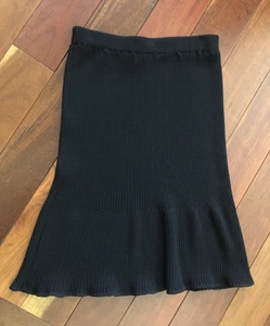St. John Collection by Marie Gray Black Pull-On Tulip Skirt 2 / XS - Mint - Picture 1 of 3