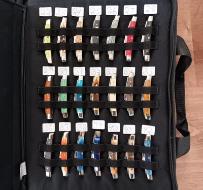 Case Knife Collectio of 43 Small Congress Vault Series knives in mint condition. - Image 1 of 4