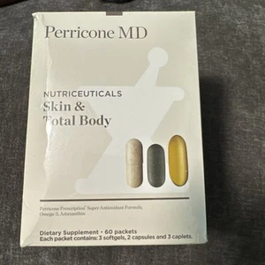 Perricone MD Nutriceuticals Skin & Total Body Dietary Supplements 60 Packets New - Picture 1 of 6