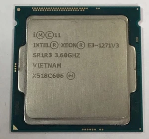 Intel Xeon E3-1271 V3 LGA-1150 CPU Processor SR1R3 3.6GHZ Quad-Core 8MB - Picture 1 of 2