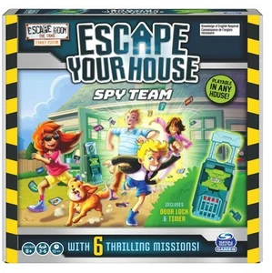 ESCAPE ROOM Spy Team Fun Strategy Family Edition BOARD GAME Escape Your House - Picture 1 of 7