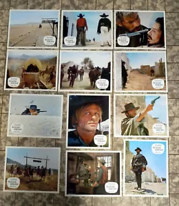 CLINT EASTWOOD * FOR A FEW DOLLARS MORE - 12 L C`s compl. Set German RR ´74 Cult - Picture 1 of 2
