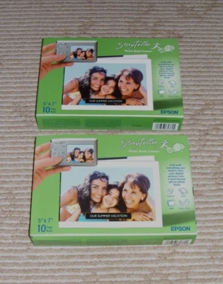 2 Qty Storyteller 5x7 10 Page Photo Book Creator by Epson! Brand New! - Image 1 of 4
