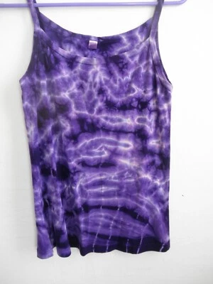 嬉皮复古 Missoula Montana 紫色领带染料衬衫球衣背心 Rockin Rudy — 第 1/4 张图片