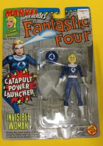 Invisible Woman Marvel Super Heroes Catapult Launcher Fantastic 4 1994 Toy Biz - Picture 1 of 2