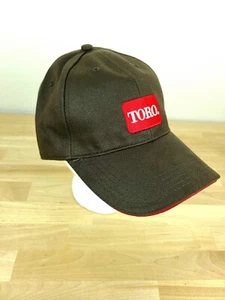 Toro Equipo de Tractor de Césped Parche Logo Adulto Gorra Sombrero Marrón Oscuro Ajustable - Imagen 1 de 9