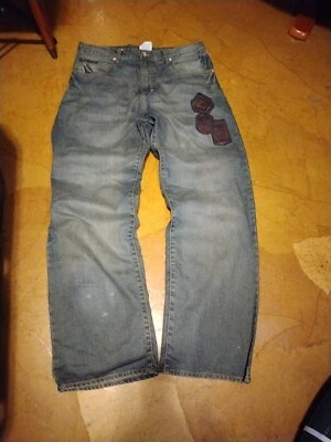 Jeans holgados vintage Y2K G Unit 50 centavos logotipo grande Jnco talla 34x34 Foto 1 de 4