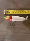 Vintage Luhr Jensen 1998 Lure. White Red. Fishing. Tackle.