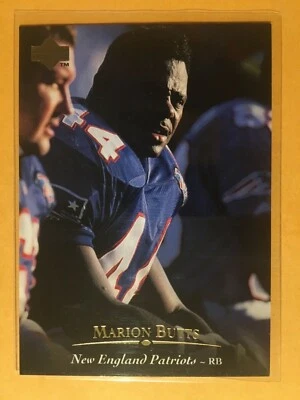 1995 Upper Deck Patriots Marion Butts Football Card #160 - Image 1 of 2