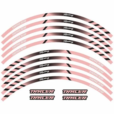 For Yamaha Tracer 17" Motorcycle Reflective Wheel Rim Tape Decal Stripes Sticker Foto 1 de 4